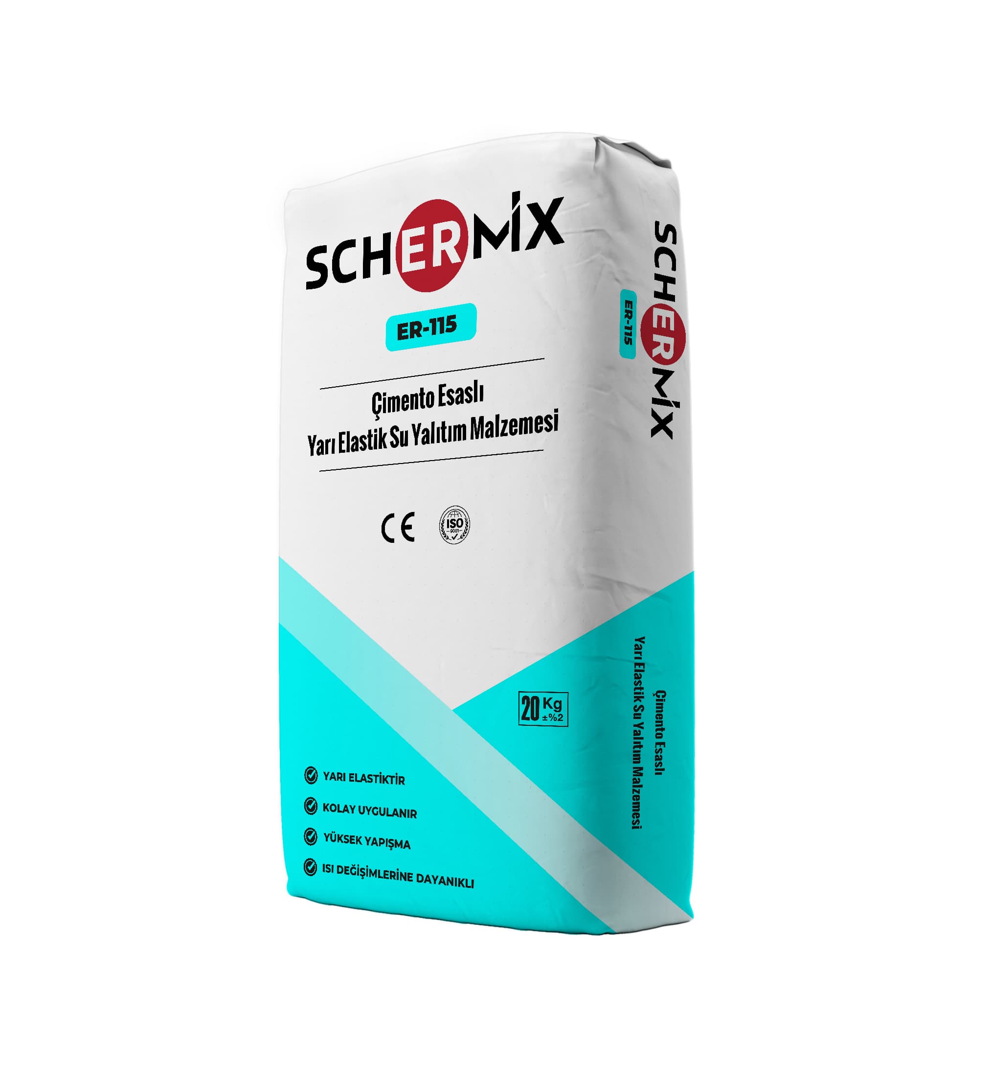 Schermix Çimento Esaslı Yarı Elastik Su Yalıtım Malzemesi ER-115