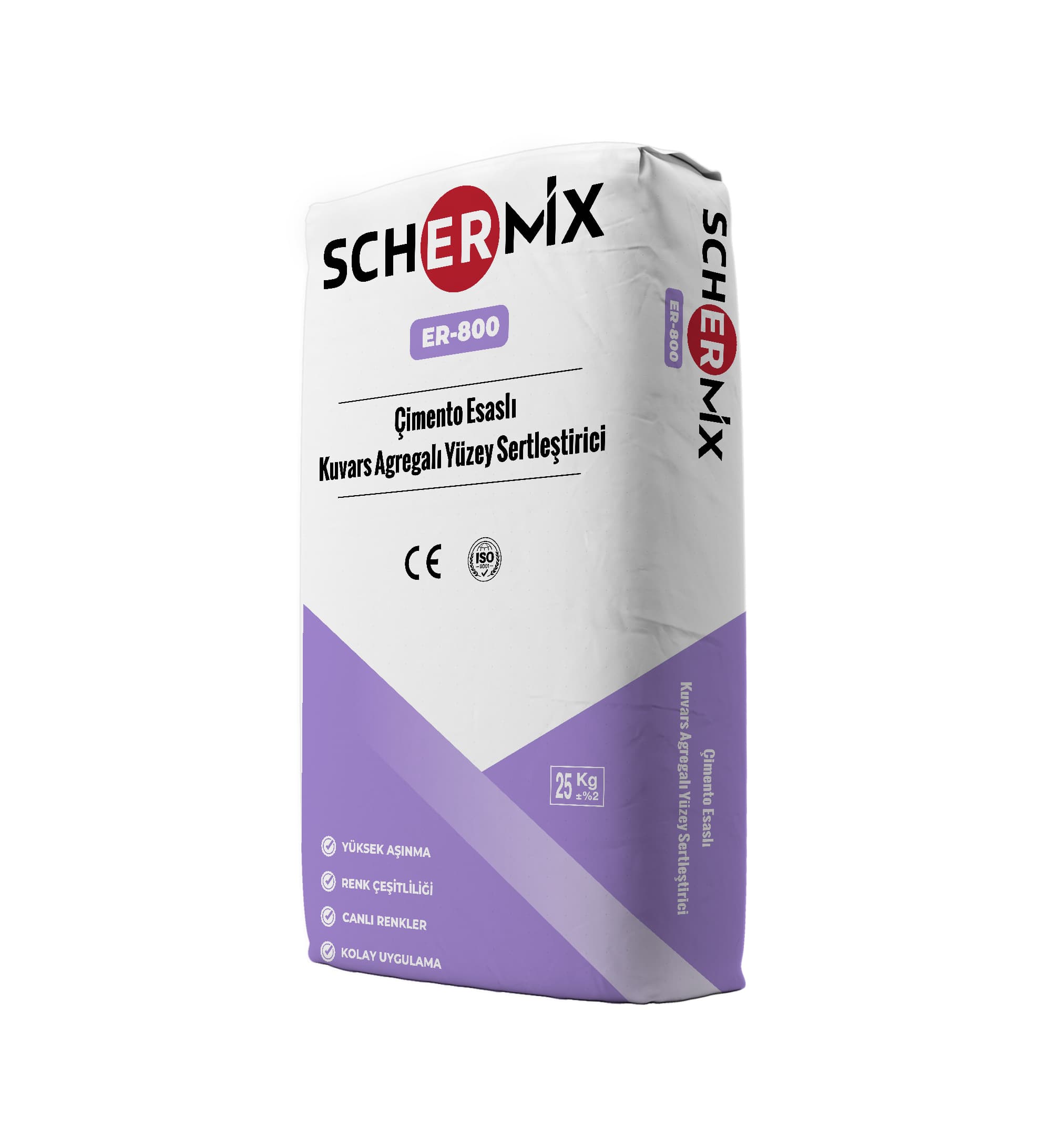 Schermix Çimento Esaslı Kuvars Agregalı Yüzey Sertleştirici ER-800